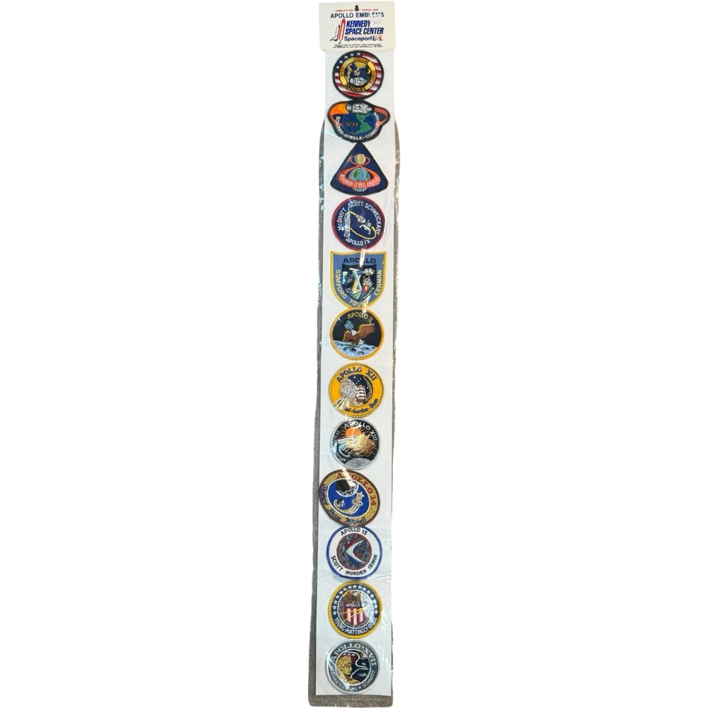 Vintage NASA Kennedy Space Center Apollo Emblems Patch Set 1-17 A-B‎ Emblem NEW